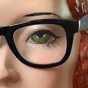 Betsey Johnson +2.00 Reading Glasses Readers Square Black